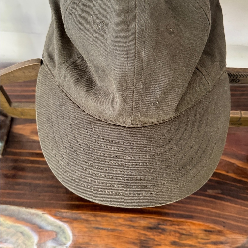 Filson x Ebbets Field Waxed Hat Olive Green USA Made - Picture 5 of 7